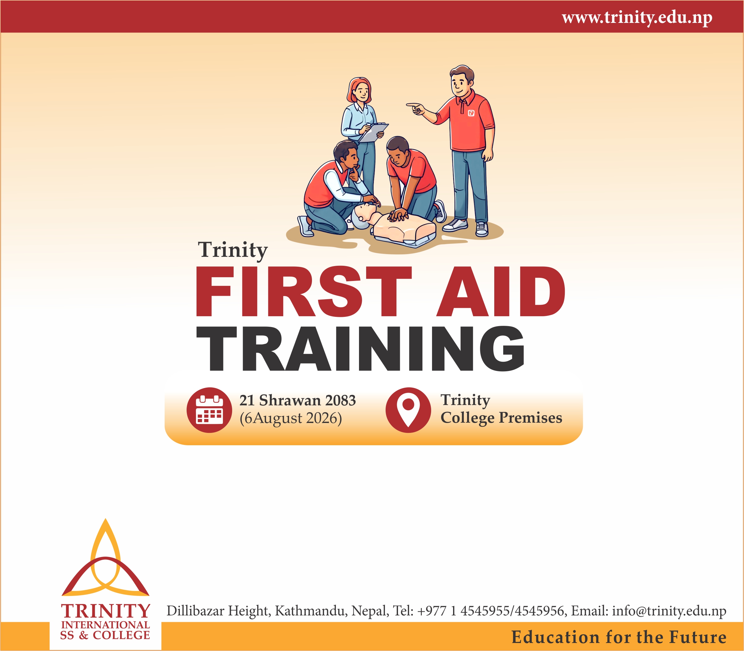 Trinity First Aid Training